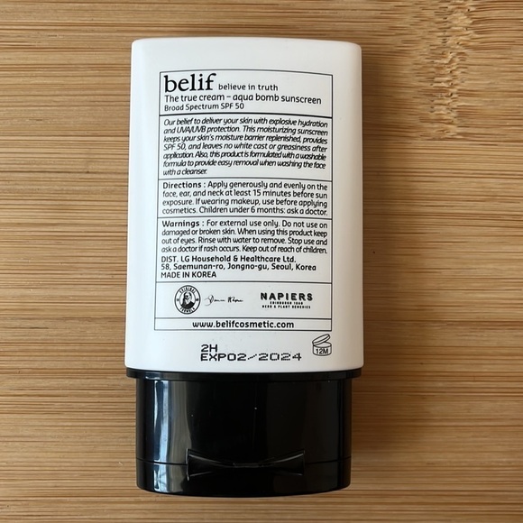 Brand New Belif The True Cream Aqua Bomb Sunscreen 2-in-1 SPF 50 & Moisturizer - Picture 6 of 8